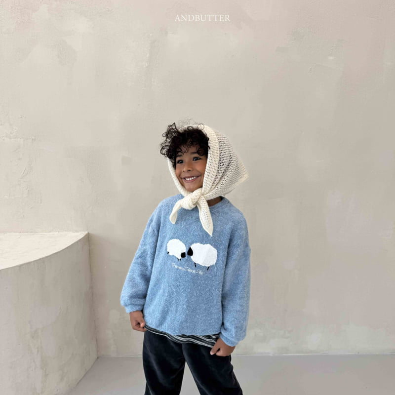 Andbutter - Korean Children Fashion - #magicofchildhood - Mini Lamb Sweatshirt - 4
