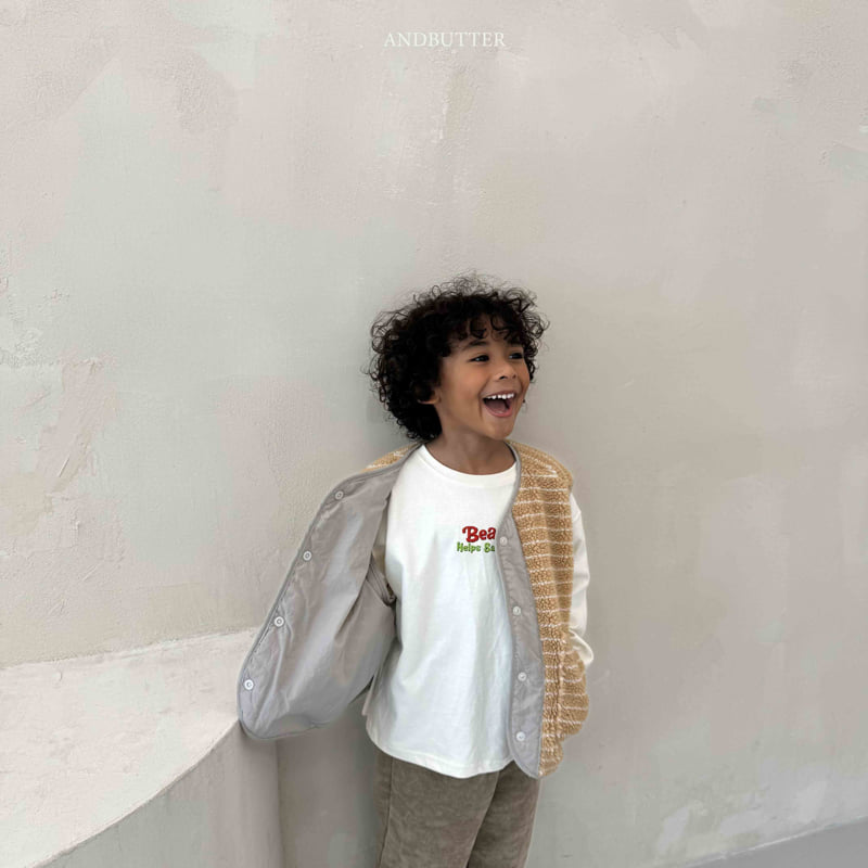 Andbutter - Korean Children Fashion - #minifashionista - Reversible Fleece Vest - 5