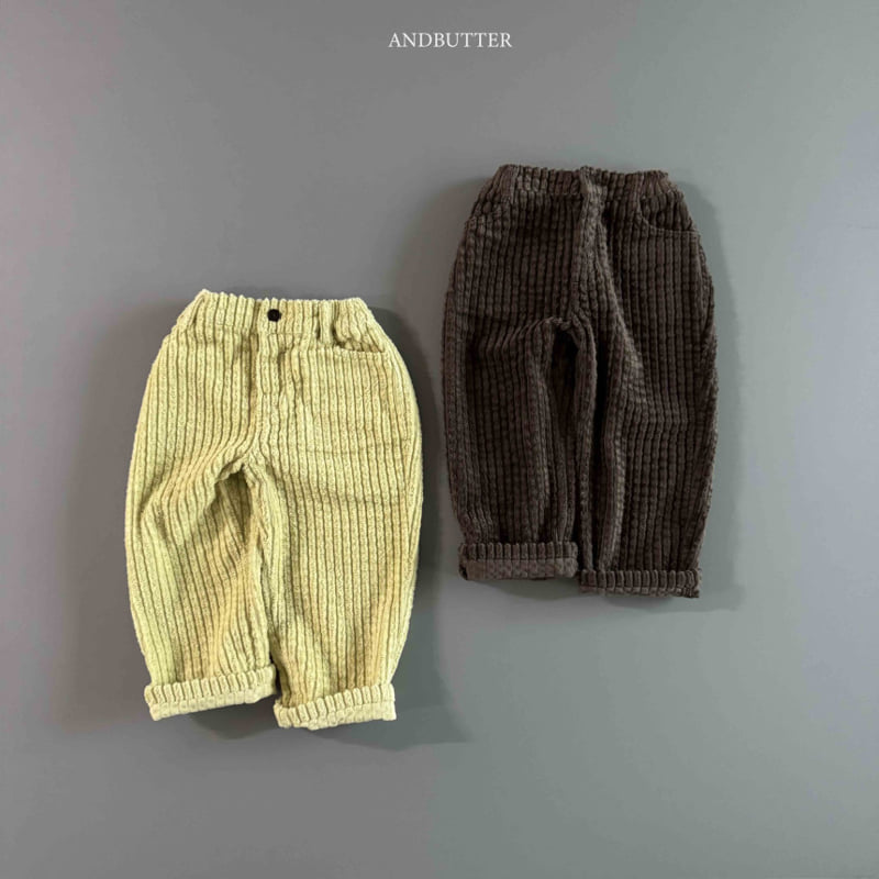 Andbutter - Korean Children Fashion - #minifashionista - Puffy Corduroy Pants