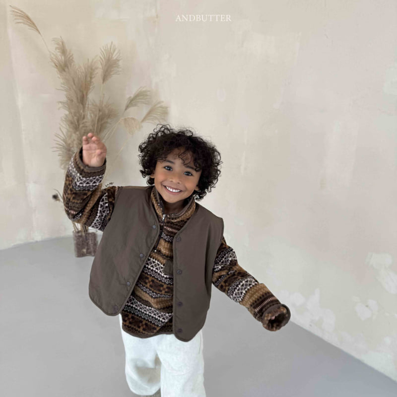 Andbutter - Korean Children Fashion - #prettylittlegirls - Paragon Pocket Fleece Top - 11