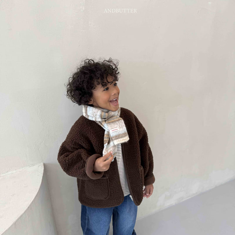 Andbutter - Korean Children Fashion - #prettylittlegirls - Cotton Candy Muffler - 8