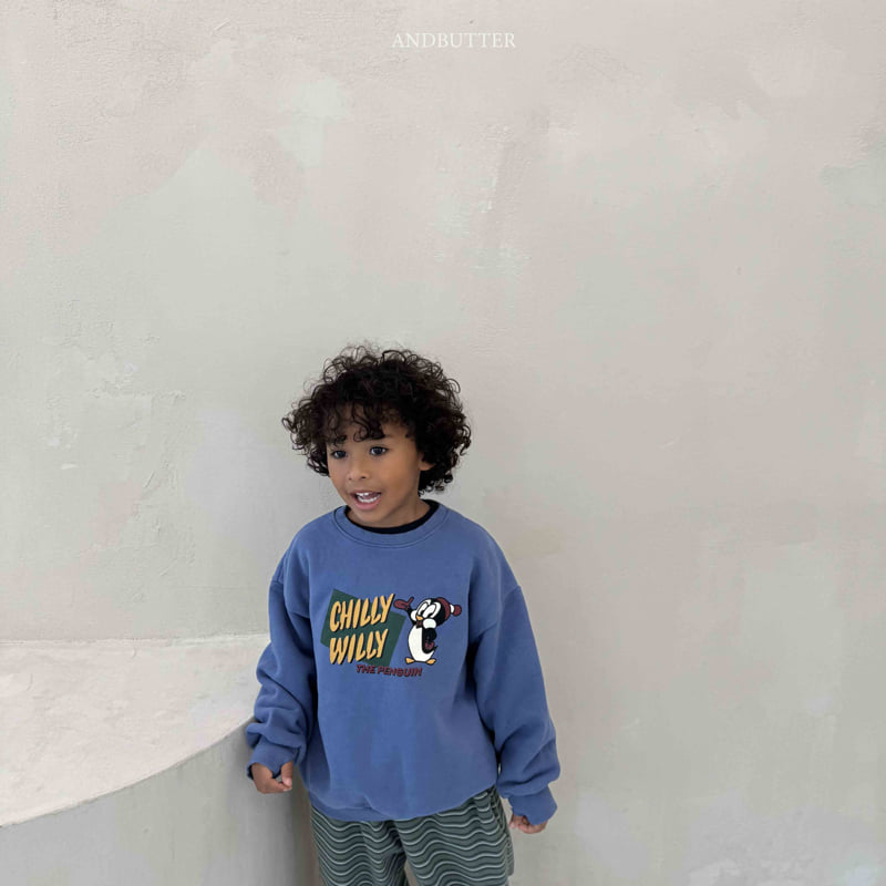 Andbutter - Korean Children Fashion - #prettylittlegirls - Penguin Warmer Sweatshirt - 12