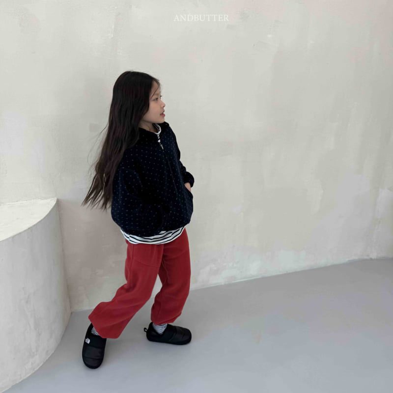 Andbutter - Korean Children Fashion - #stylishchildhood - Fleece Line Jogger Pants - 10