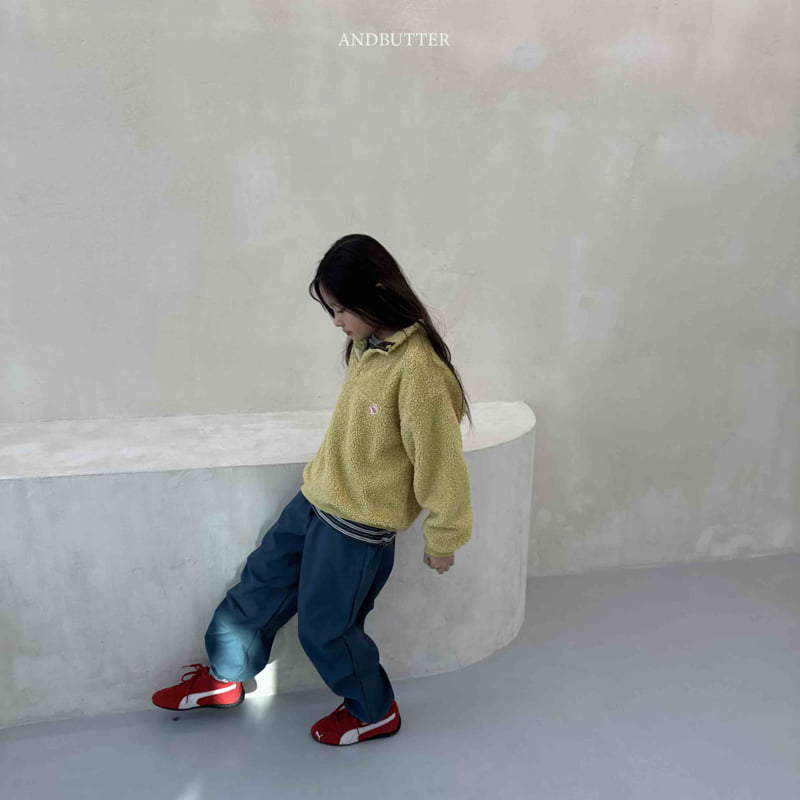 Andbutter - Korean Children Fashion - #todddlerfashion - Anorak Bonding Pants - 5