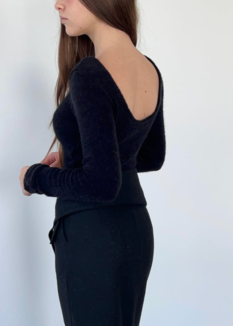 Another Avenue - Korean Women Fashion - #momslook - Reversible U Neck Tee - 9