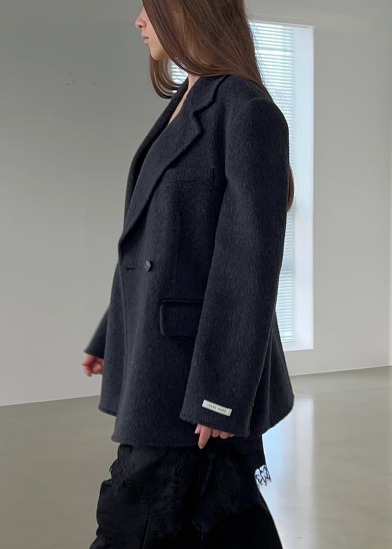 Another Avenue - Korean Women Fashion - #momslook - Wool Three Hand Jacket - 10