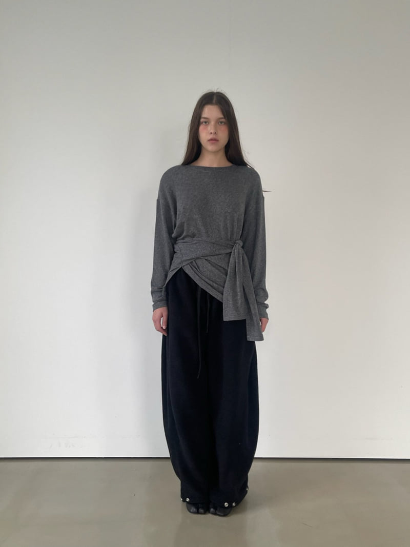 Another Avenue - Korean Women Fashion - #momslook - Terry Tuck Pants - 6