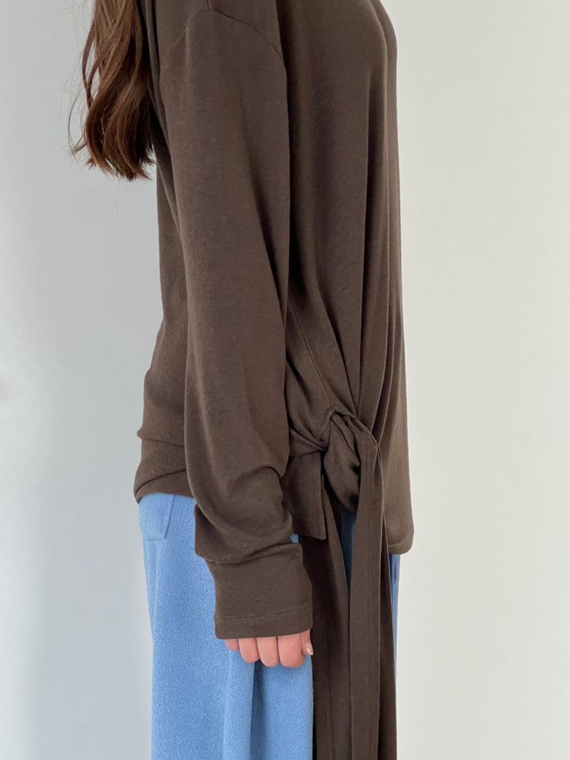 Another Avenue - Korean Women Fashion - #momslook - Waist Slim Tee - 11