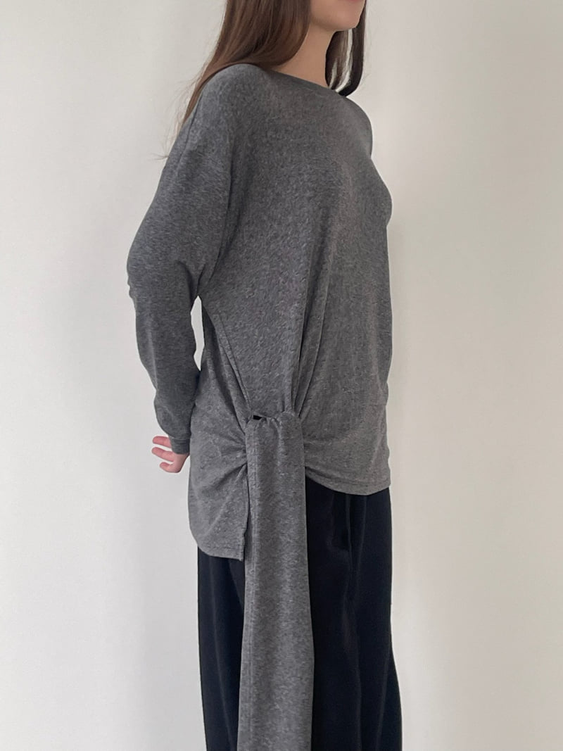 Another Avenue - Korean Women Fashion - #momslook - Waist Slim Tee - 5