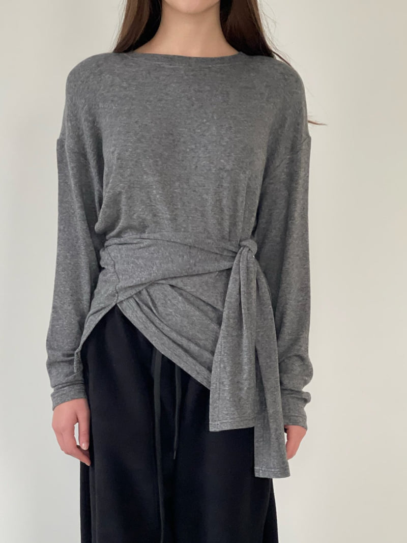 Another Avenue - Korean Women Fashion - #momslook - Waist Slim Tee - 7