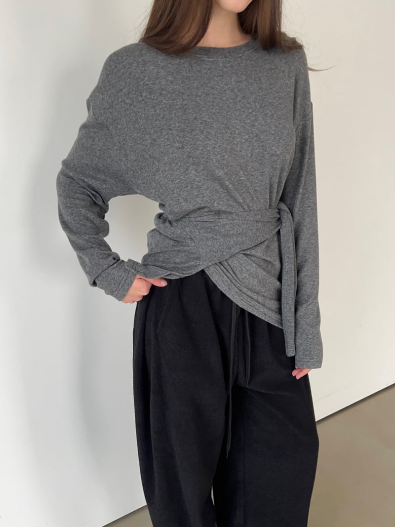 Another Avenue - Korean Women Fashion - #momslook - Waist Slim Tee - 9