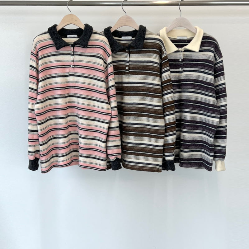 Another Avenue - Korean Women Fashion - #momslook - Pony Collar Tee