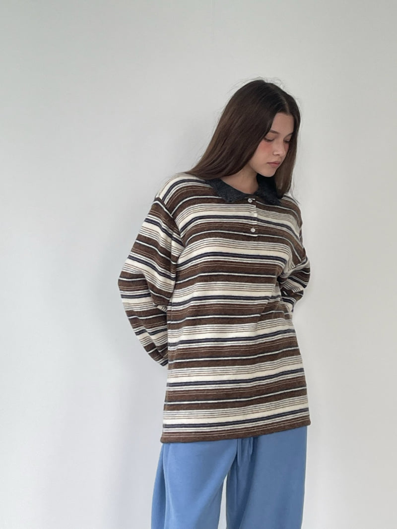 Another Avenue - Korean Women Fashion - #momslook - Pony Collar Tee - 5