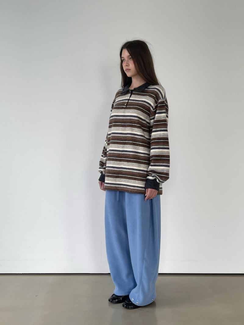 Another Avenue - Korean Women Fashion - #momslook - Pony Collar Tee - 7