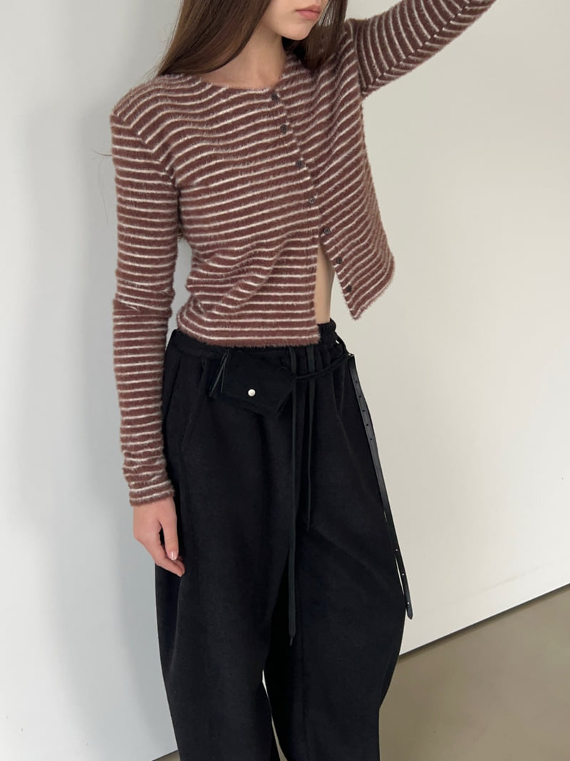 Another Avenue - Korean Women Fashion - #momslook - Newelle Stripe Cardigan - 12