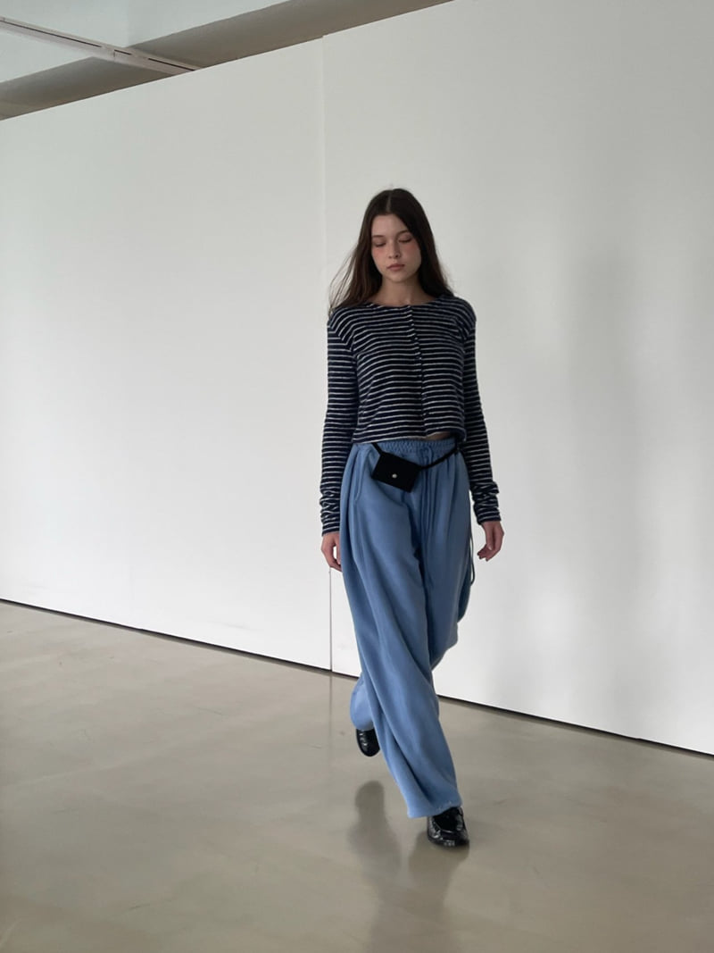 Another Avenue - Korean Women Fashion - #momslook - Newelle Stripe Cardigan - 8
