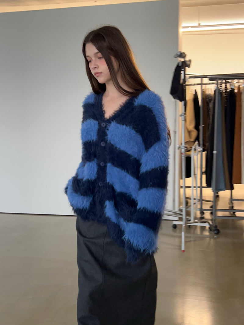 Another Avenue - Korean Women Fashion - #momslook - Multi Stripe Cardigan - 12