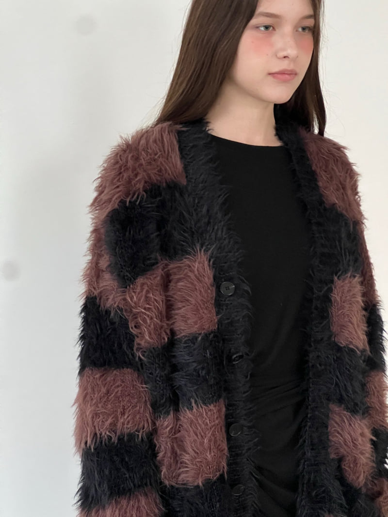 Another Avenue - Korean Women Fashion - #womensfashion - Multi Stripe Cardigan - 4