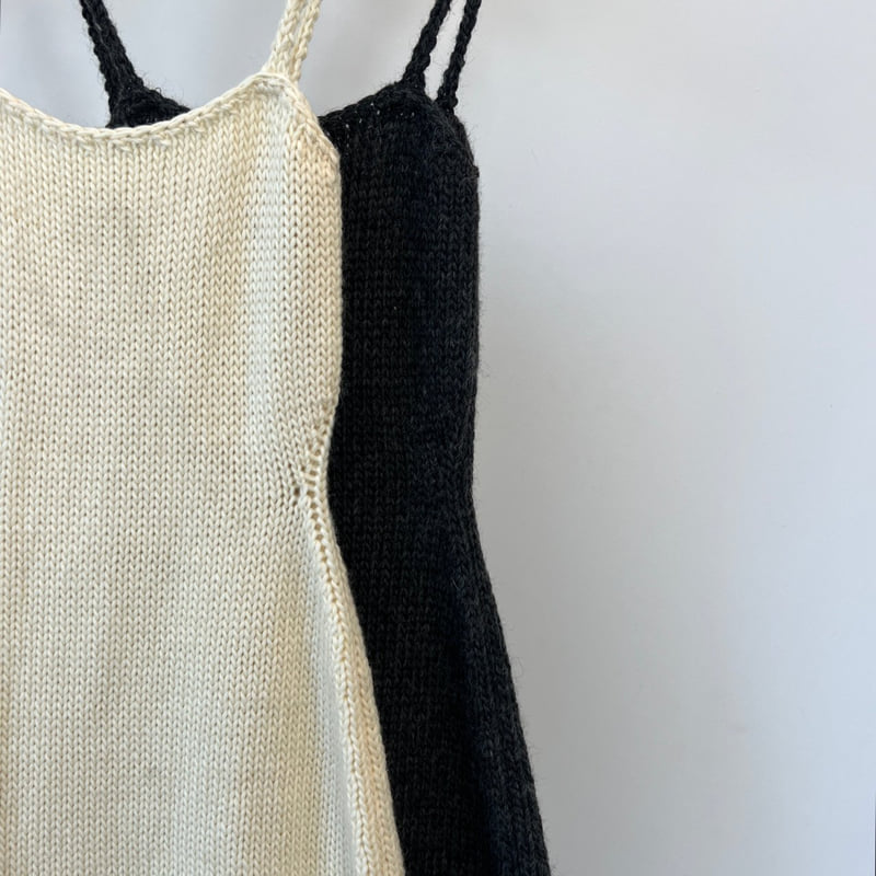 Another Avenue - Korean Women Fashion - #momslook - Hand Knitting Knitted One-piece - 2