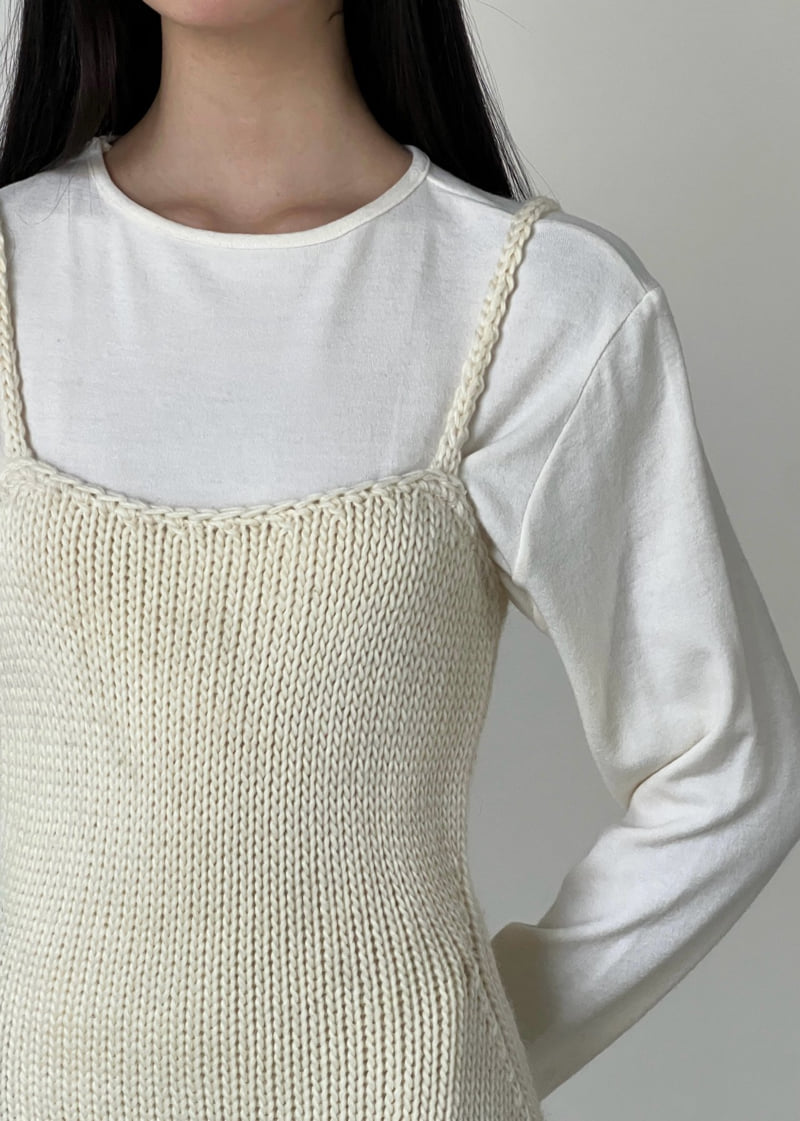 Another Avenue - Korean Women Fashion - #momslook - Hand Knitting Knitted One-piece - 9