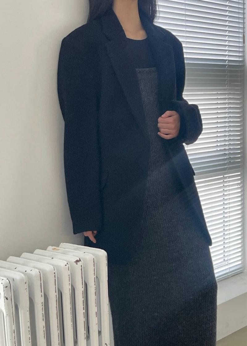 Another Avenue - Korean Women Fashion - #restrostyle - Wool Modern Classic Jacket - 8