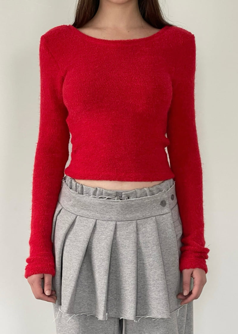 Another Avenue - Korean Women Fashion - #romanticstyle - Reversible U Neck Tee - 3