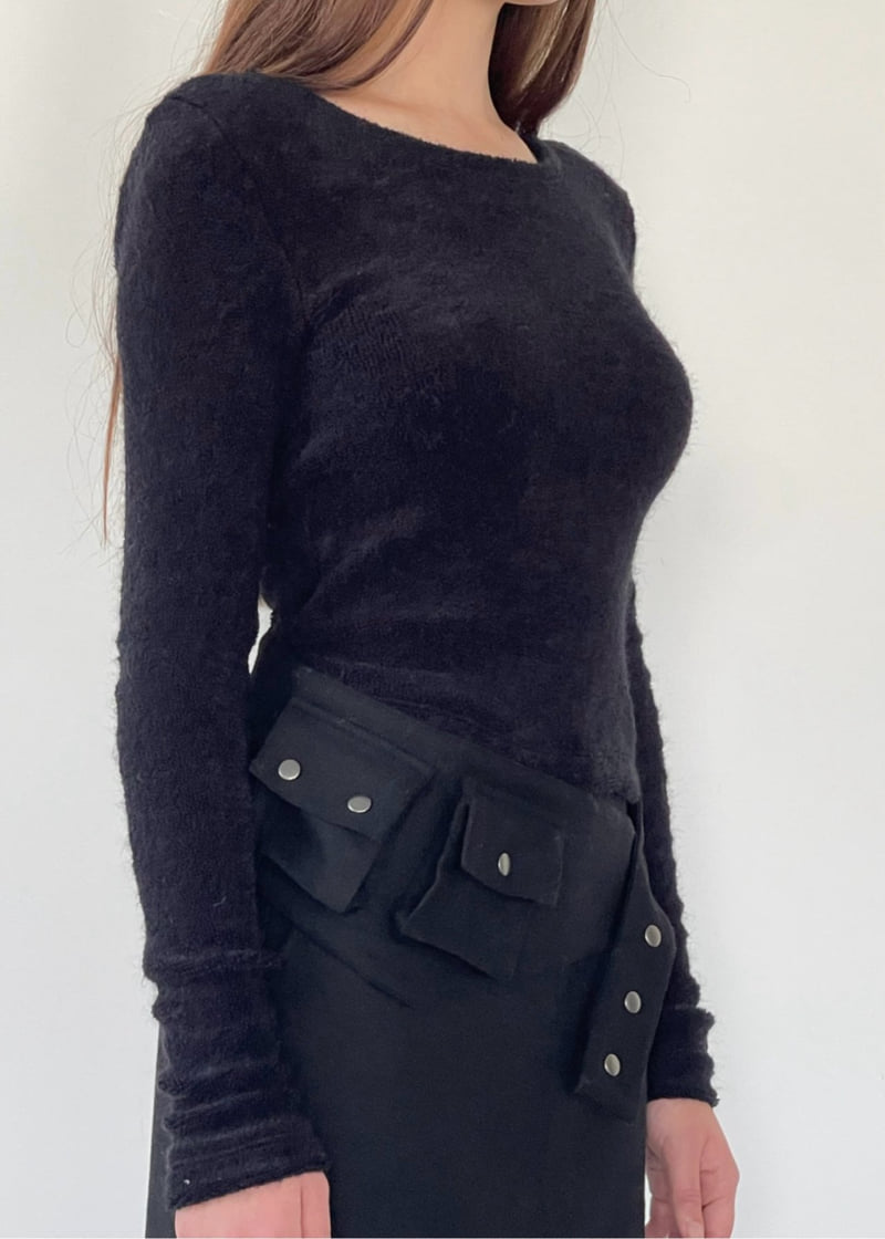 Another Avenue - Korean Women Fashion - #romanticstyle - Reversible U Neck Tee - 4