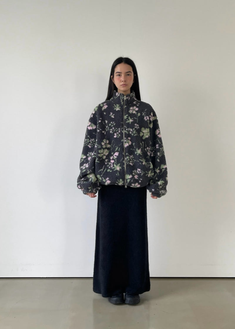 Another Avenue - Korean Women Fashion - #shopsmall - Flower Double Fleece Jacket - 8