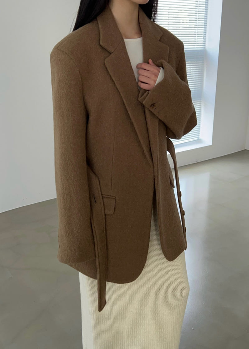 Another Avenue - Korean Women Fashion - #thatsdarling - Wool Modern Classic Jacket - 11