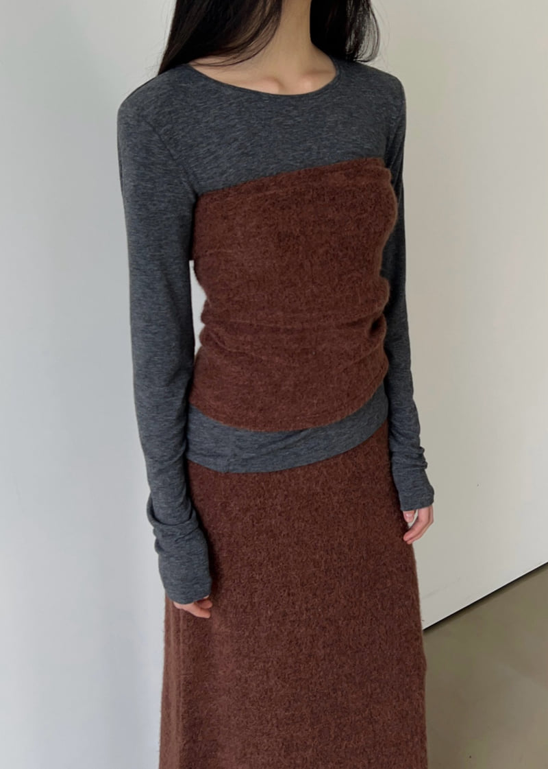 Another Avenue - Korean Women Fashion - #vintageinspired - Wool Forever Tee - 10