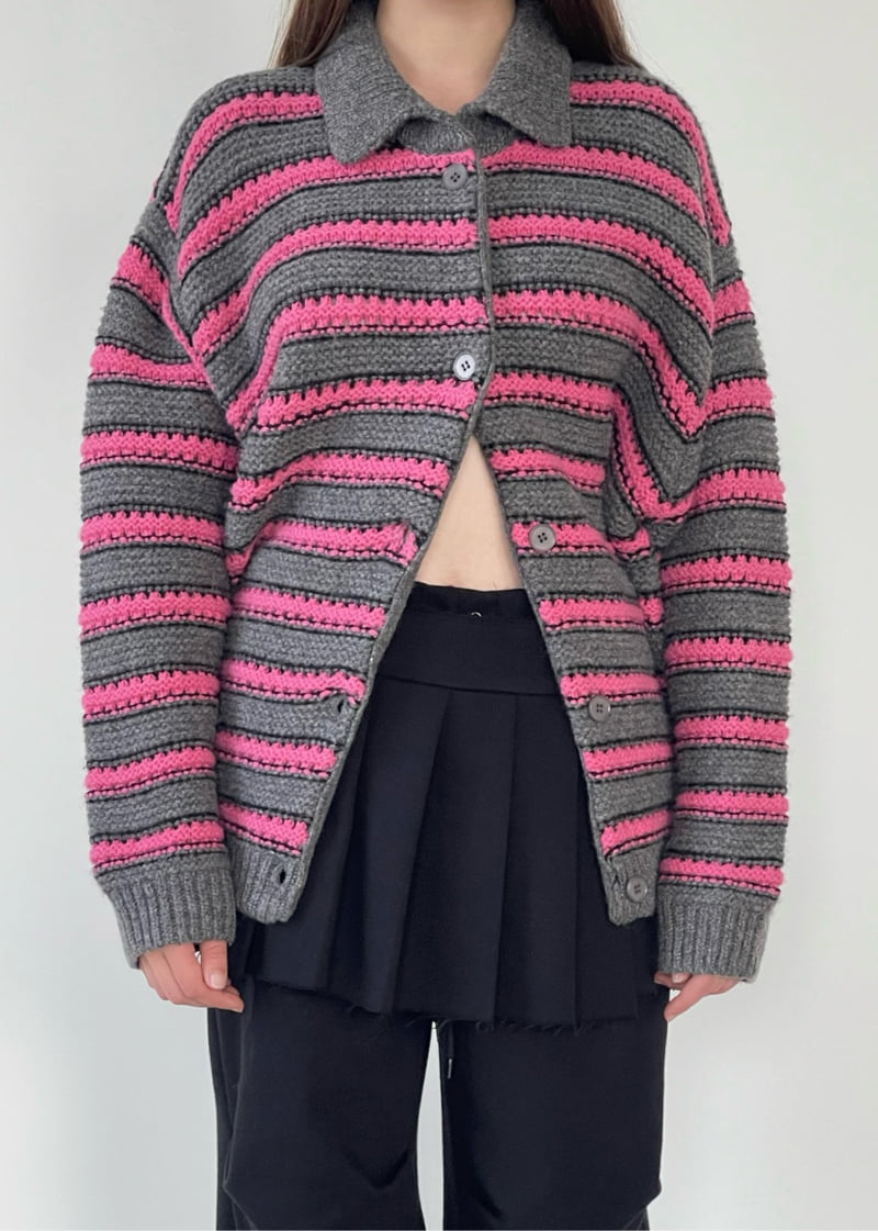 Another Avenue - Korean Women Fashion - #womensfashion - Wool Crochet Cardigan - 5