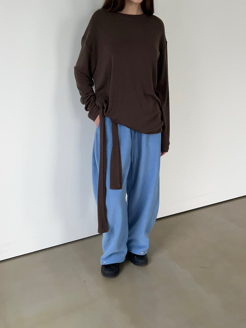 Another Avenue - Korean Women Fashion - #womensfashion - Terry Tuck Pants - 11