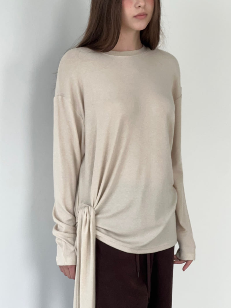 Another Avenue - Korean Women Fashion - #momslook - Waist Slim Tee - 4