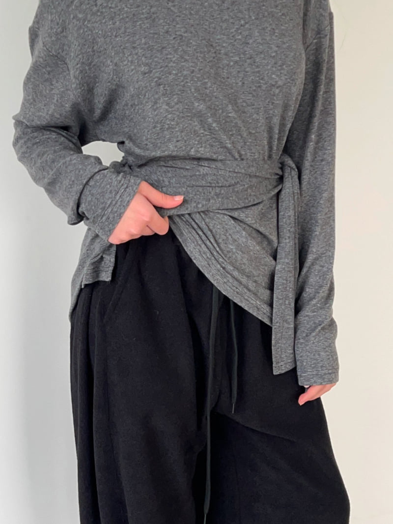 Another Avenue - Korean Women Fashion - #womensfashion - Waist Slim Tee - 8