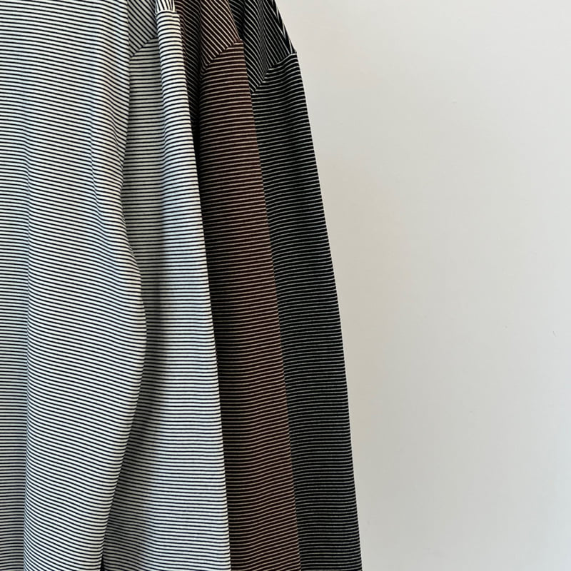 Another Avenue - Korean Women Fashion - #womensfashion - Stripe Back Ribbon Tee - 2