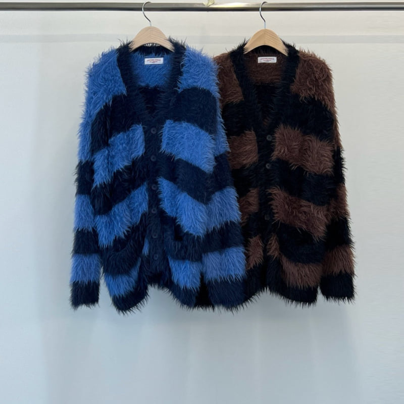 Another Avenue - Korean Women Fashion - #womensfashion - Multi Stripe Cardigan