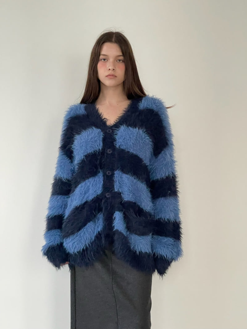 Another Avenue - Korean Women Fashion - #womensfashion - Multi Stripe Cardigan - 11