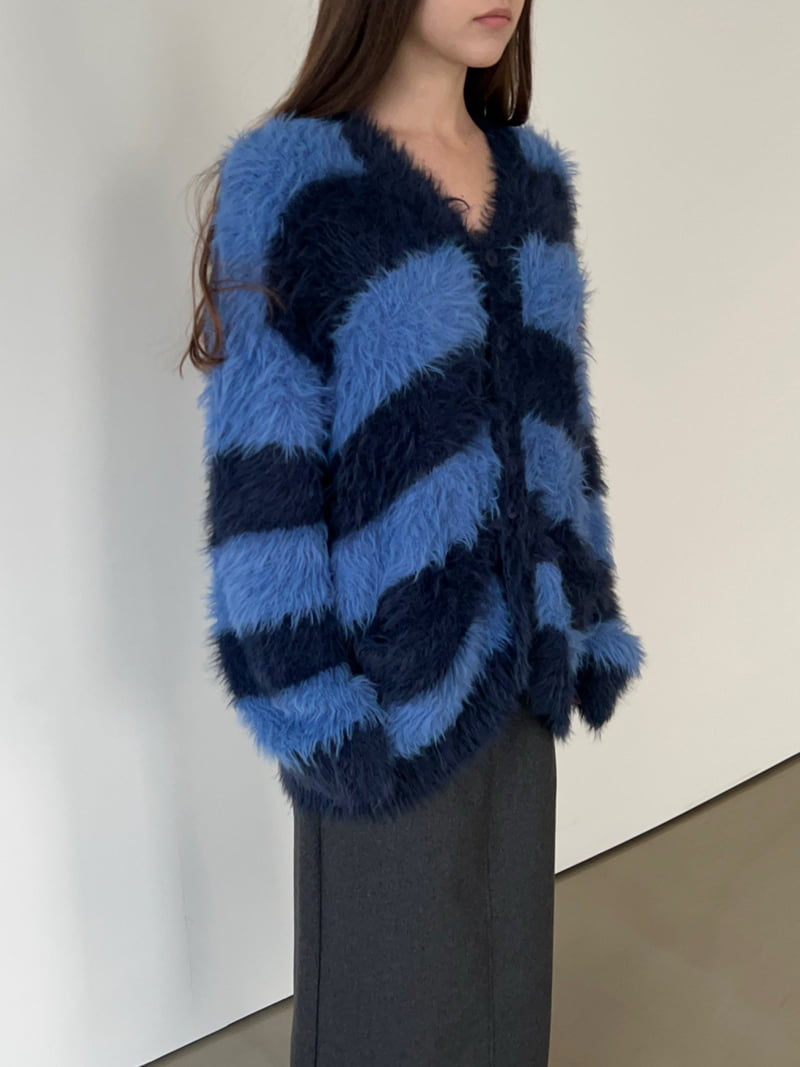 Another Avenue - Korean Women Fashion - #womensfashion - Multi Stripe Cardigan - 9