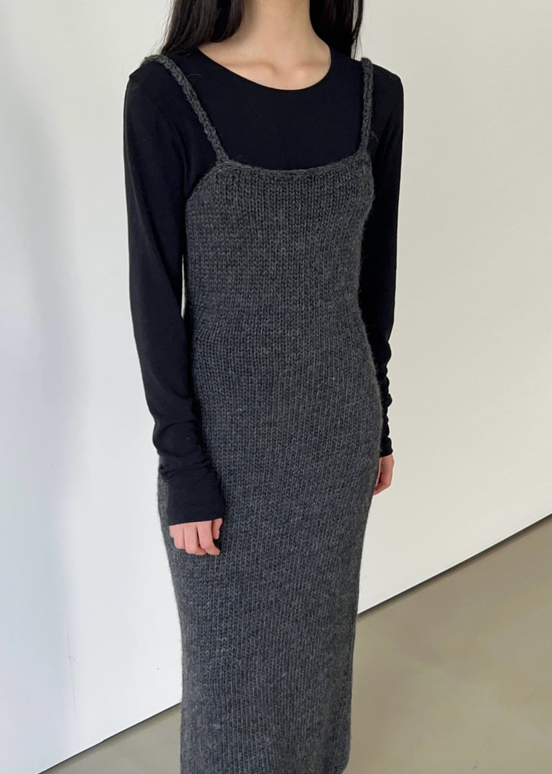 Another Avenue - Korean Women Fashion - #womensfashion - Hand Knitting Knitted One-piece - 7