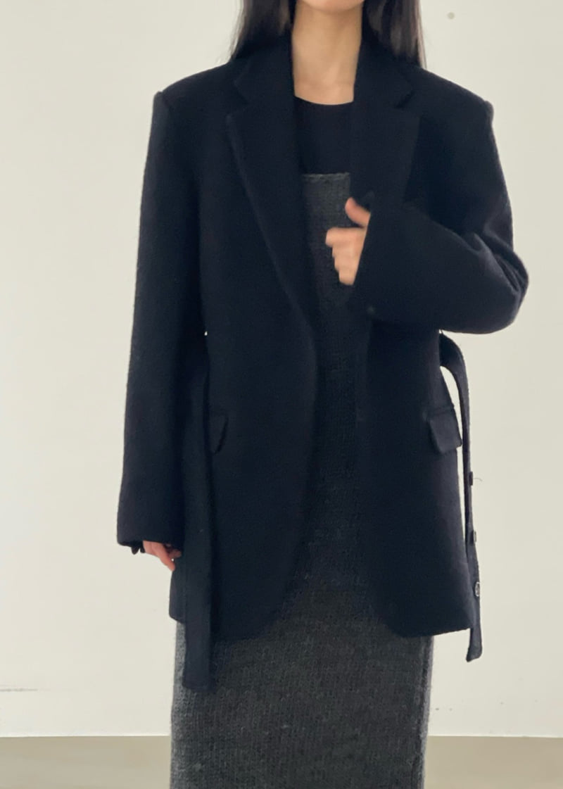 Another Avenue - Korean Women Fashion - #momslook - Wool Modern Classic Jacket - 4