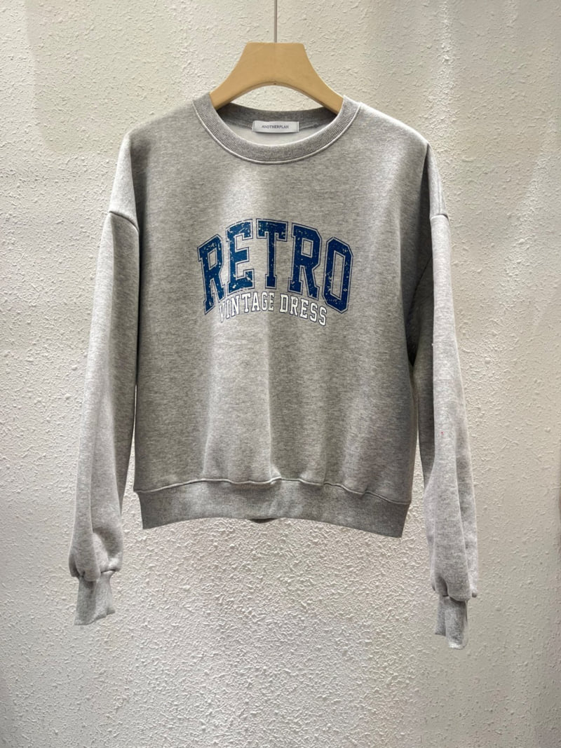 Another Plan - Korean Women Fashion - #momslook - Retro Fleece Sweatshirt - 5