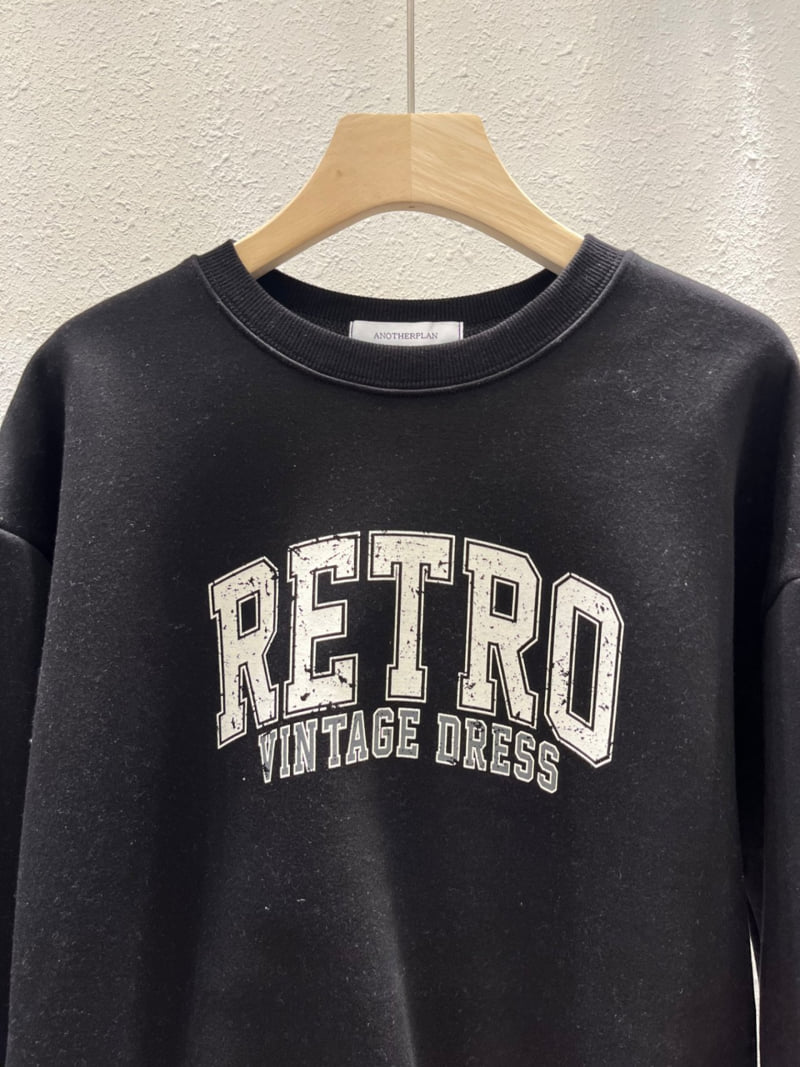 Another Plan - Korean Women Fashion - #momslook - Retro Fleece Sweatshirt - 9