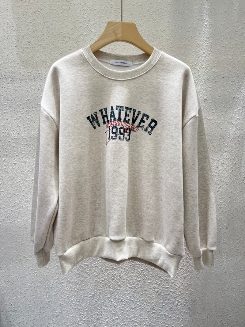 Another Plan - Korean Women Fashion - #momslook - Whatever Fleece Sweatshirt