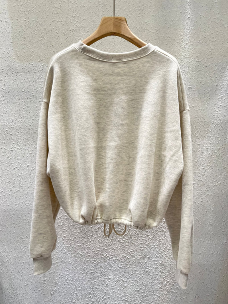 Another Plan - Korean Women Fashion - #momslook - Paris Embroidery Soft Fleece Sweatshirt - 5
