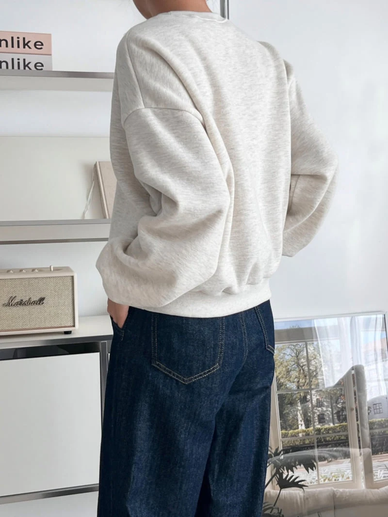 Another Plan - Korean Women Fashion - #momslook - Ria Soft Fleece Sweatshirt - 7