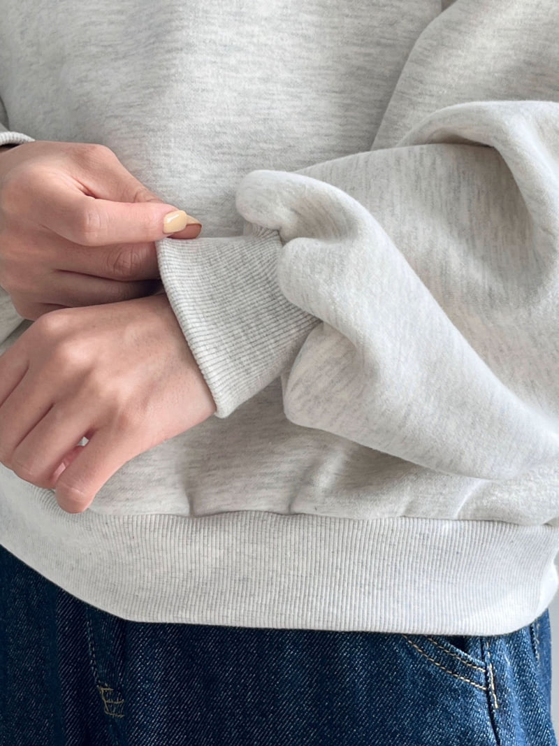Another Plan - Korean Women Fashion - #momslook - Ria Soft Fleece Sweatshirt - 9