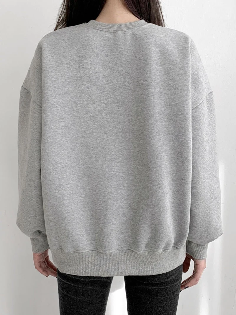 Another Plan - Korean Women Fashion - #thelittlethings - Together Fleece Sweatshirt - 4