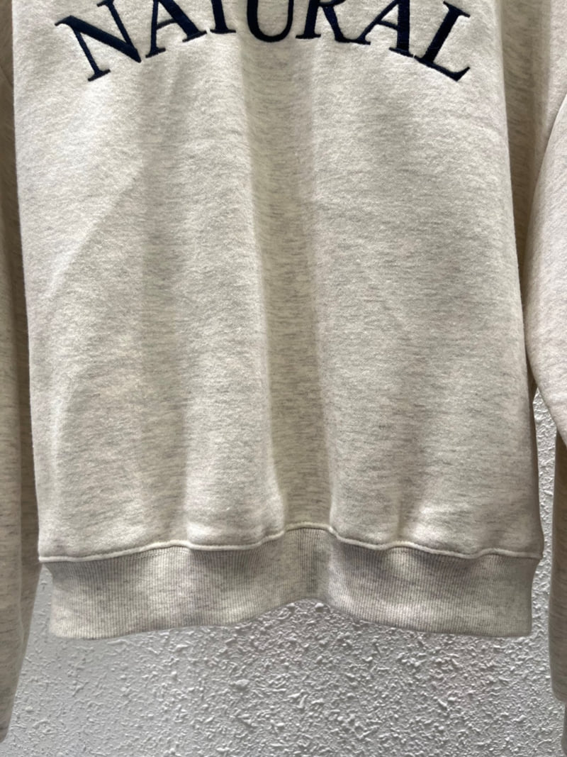 Another Plan - Korean Women Fashion - #romanticstyle - Nature Soft Fleece Sweatshirt - 4