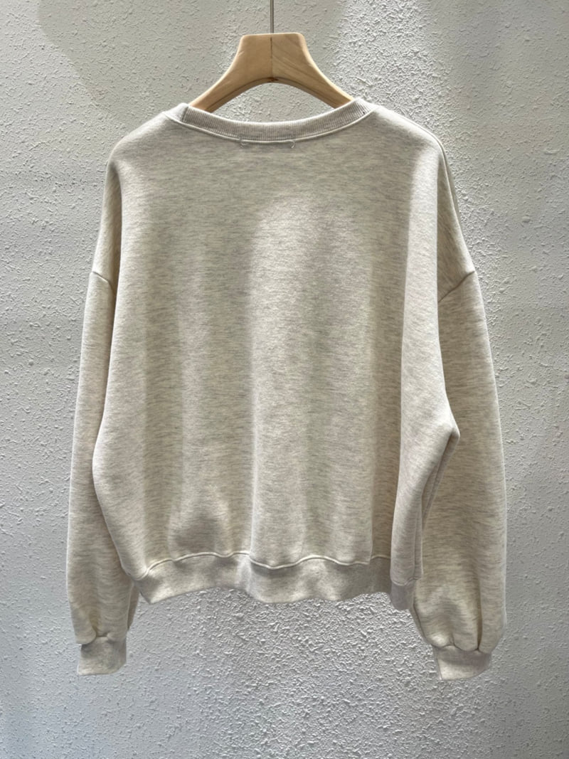 Another Plan - Korean Women Fashion - #thatsdarling - Nature Soft Fleece Sweatshirt - 5