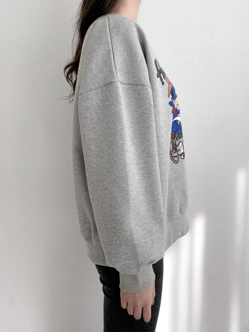 Another Plan - Korean Women Fashion - #thelittlethings - Together Fleece Sweatshirt - 3